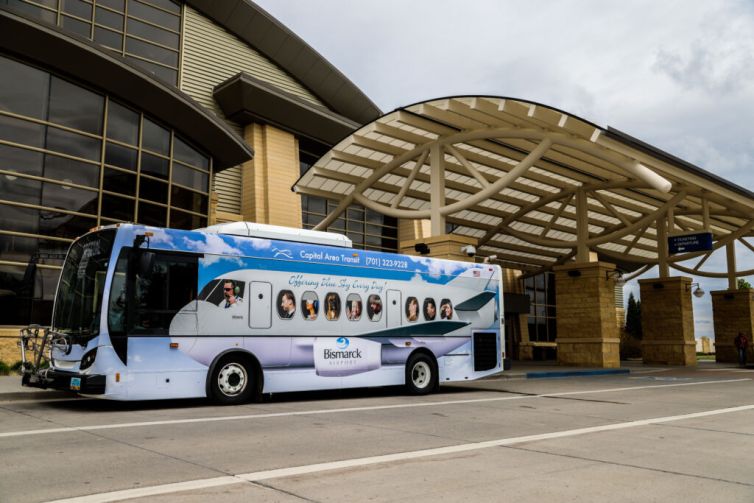 Bismarck Airport – Bus Wrap